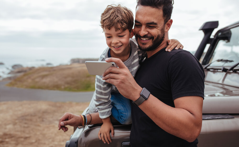Can I Text My Child When They Are with My Ex?